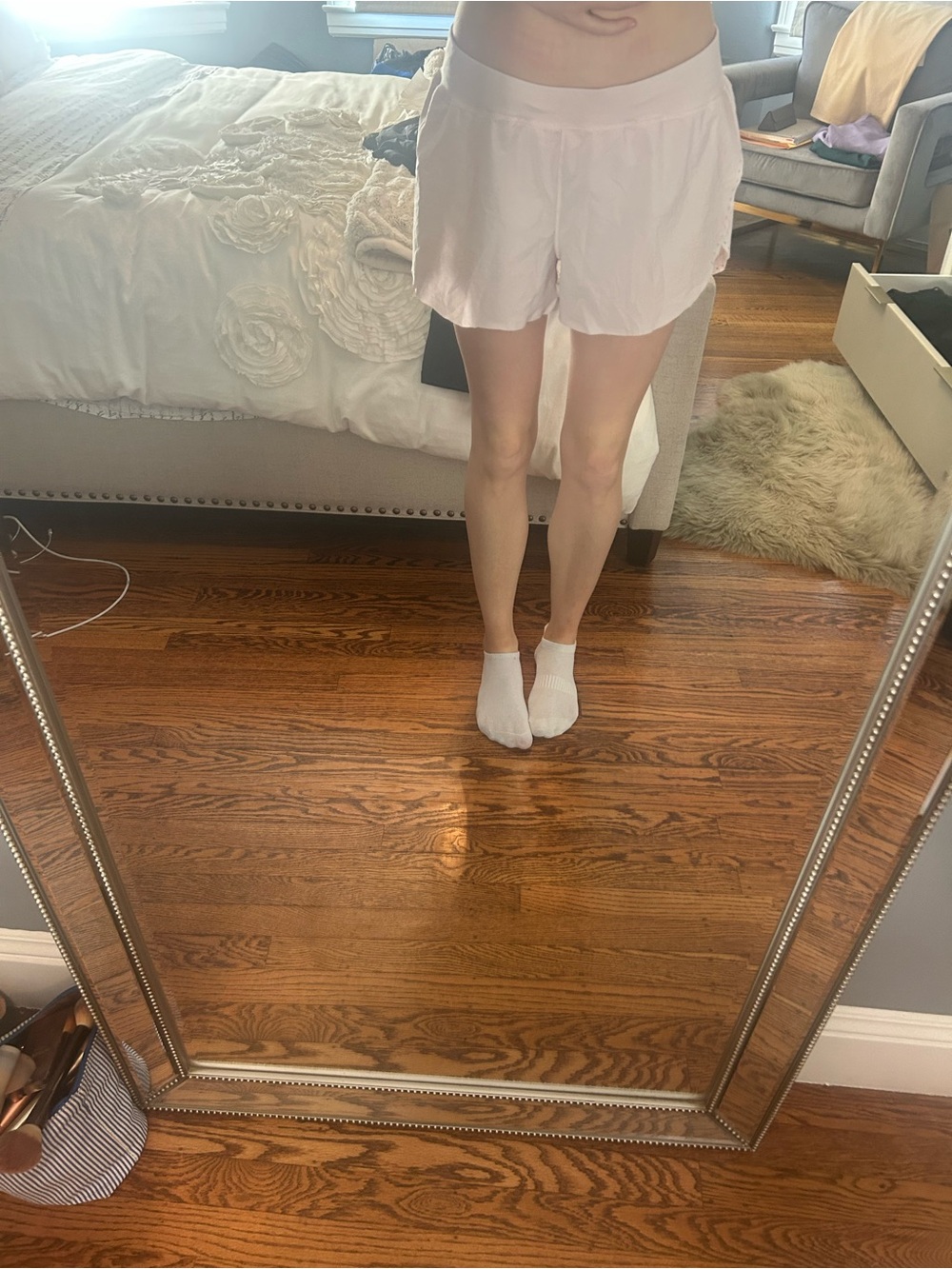 lululemon athletica Light Pink Athletic Lounge Shorts
